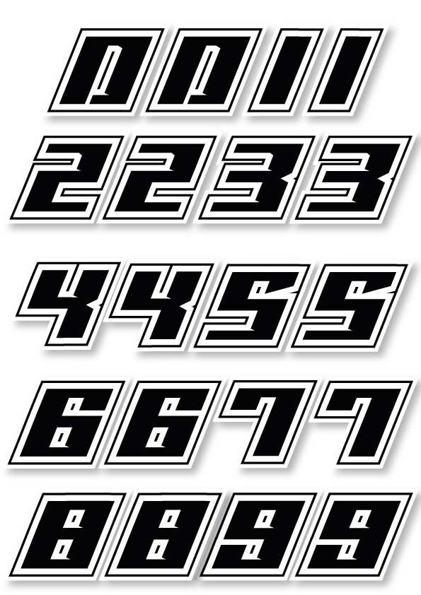 pegatinas números moto, números racing blancos, stickers números competición, vinilos números moto, pegatinas dorsales moto, números adhesivos racing, pack números 0 al 9 pegatinas numeros casco 0 1 2 3 4 5 6 7 8 9 pegatinas stickers adhesivos vinilo calcomania racing moto