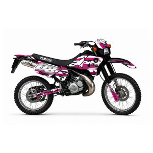 Vinilo PINK LINES White para Yamaha DTR 125 cc