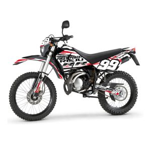 Kit de Vinilos Rieju RR 50 firstplace99 red version – Adhesivos y Gráficos para Moto